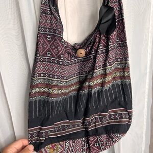 Boho Cotton Tote Bag